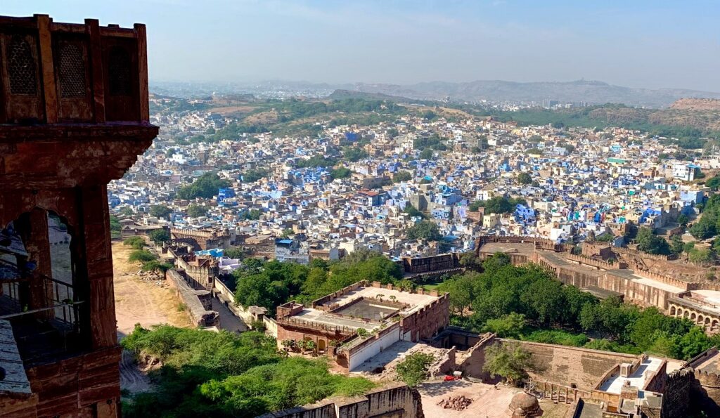 View of Jodhpur city from Mehrangarh Fort
