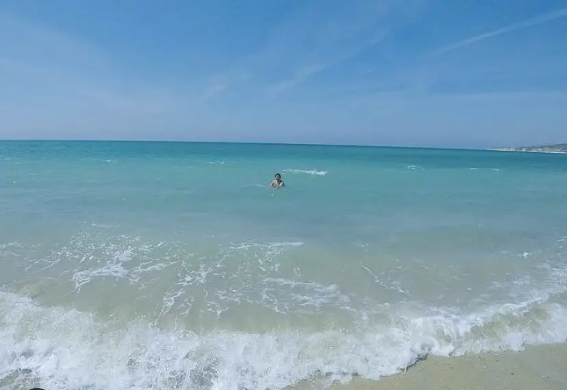 In the freezing water in Tarifa