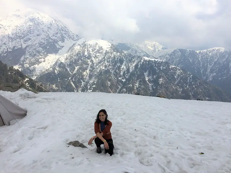 Winter trek: Triund