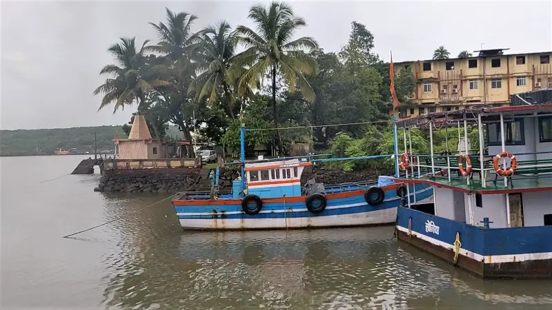 At the Dabhol Jetty