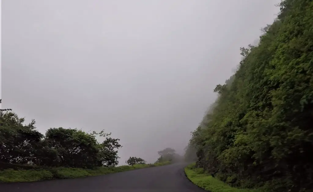 Driving through chorla ghats