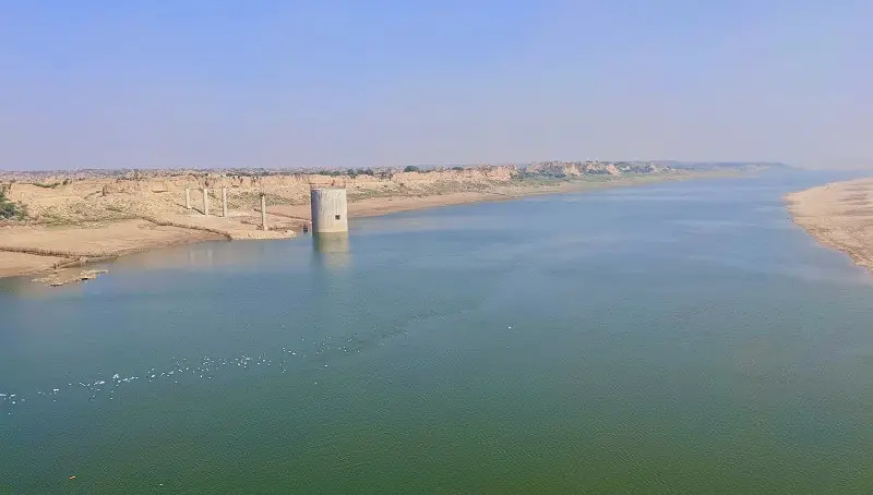 View of Chambal river from Chambal bridge