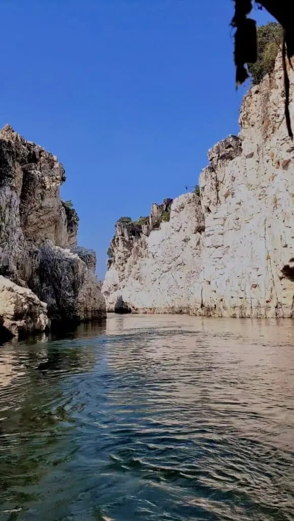 Marble rocks at Bhedaghat