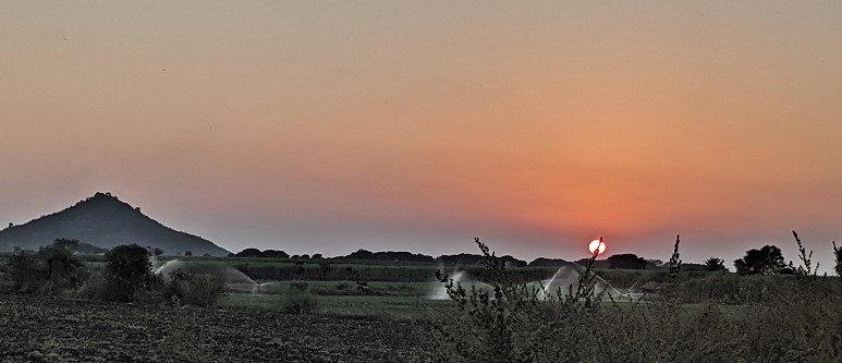 Sunset on NH45