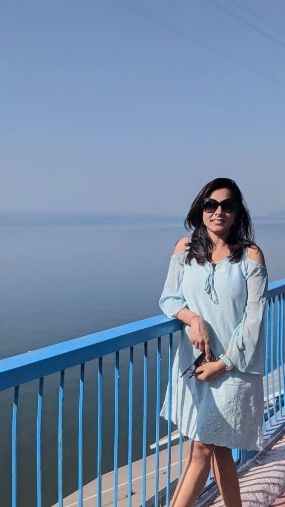 Posing at Upper Lake in Bhopal