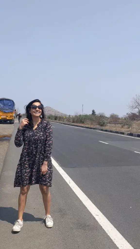 Posing somewhere on NH52