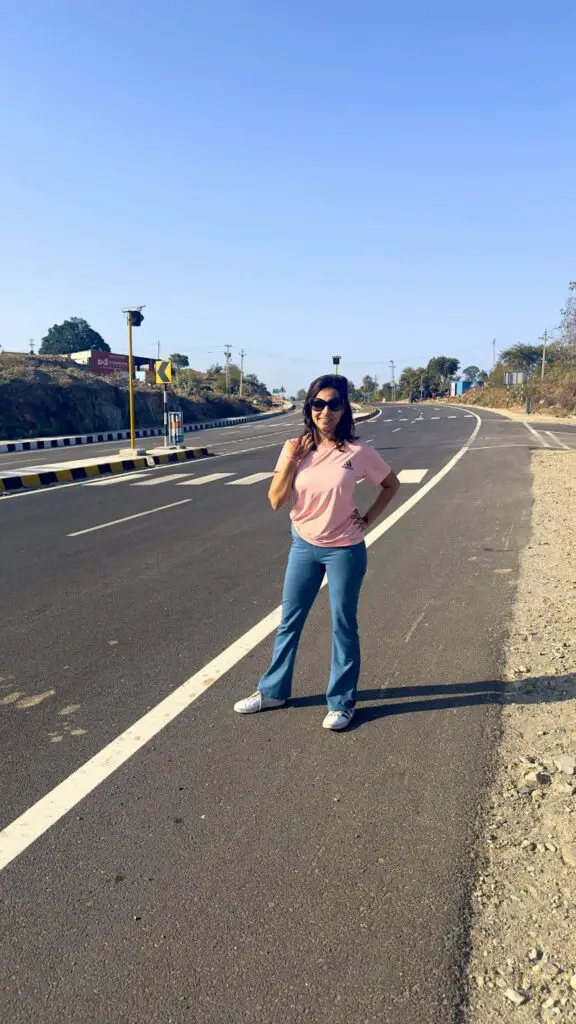 Posing on NH58