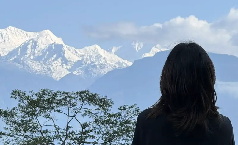 Looking at Kanchenjunga